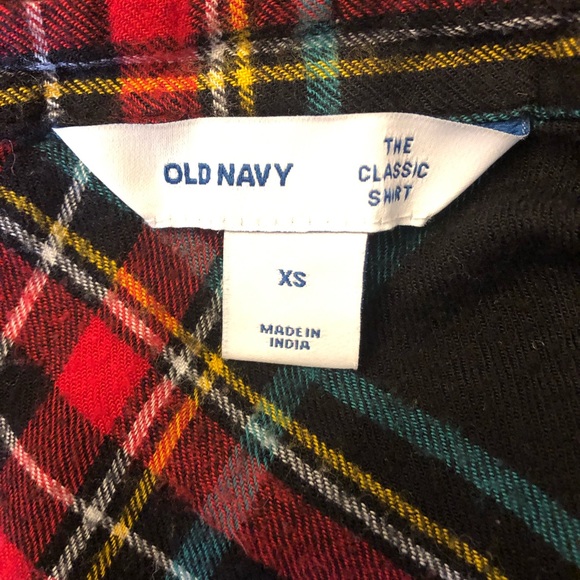 Old Navy Classic Fit Thin Flannel Women’s XS - Picture 6 of 6